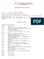 Diagnóstico vehículo Nissan Tiida códigos error P1212 P0135