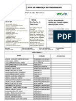 LISTA DE PRESENÇA NR 06-26 e 32