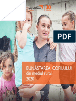 Raport de Bunastare A Copilului Din Mediul Rural 2020