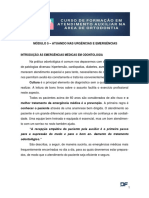 Introdução Às Emergências Médicas em Odontologia