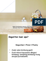 GEGURITAN DAN PARAFRASA