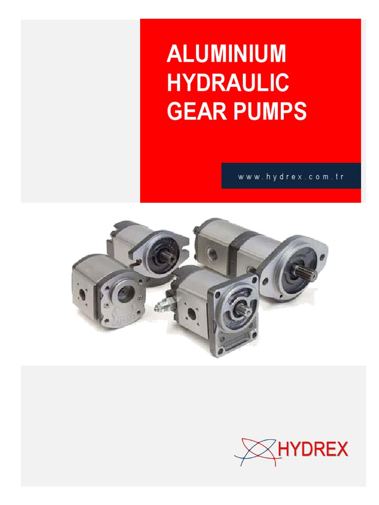 Hydraulic Gear Pump Product Catalog PDF Pump Equipment