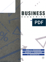 [Macmillan Texts in Economics] Paul R. Ferguson, Glenys J. Ferguson, R. Rothschild (Auth.) - Business Economics_ the Application of Economic Theory (1993, Macmillan Education UK) [10.1007_978!1!349-22696-2] - Libge