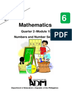 Mathematics: Quarter 2 - Module 10 Numbers and Number Sense