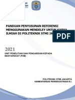 Panduan Penyusunan Referensi Menggunakan Mendeley Di Lingkungan Politeknik STMI Jakarta All