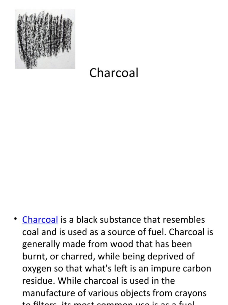 Charcoal PDF Charcoal Chemistry