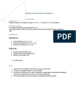 Problems On Control Flow Statements