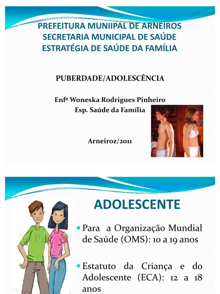 Puberdade e Adolescência: Diferenças | PDF
