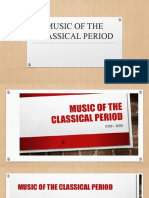 2nd Q. Music of The Classical Period