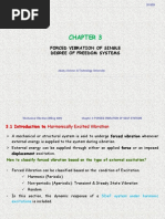 CH 3 Forced Vibration of Single Degree of Freedom System