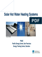 Solar Water Heating Basics March 2010