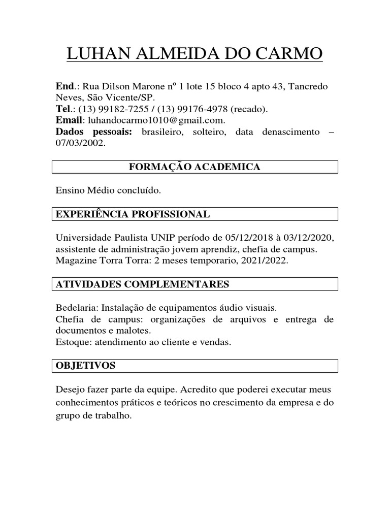Luhan Almeida Do Carmo PDF