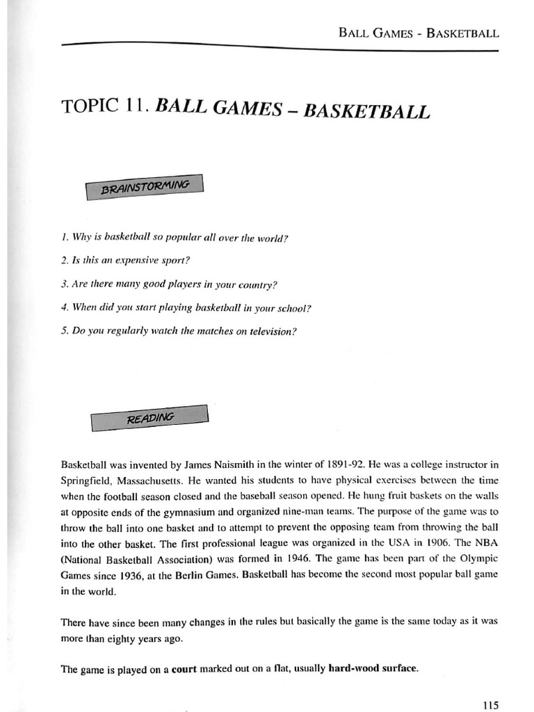 Basketball PDF