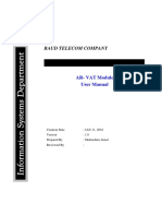 BAUD TELECOM AR-VAT Module User Manual