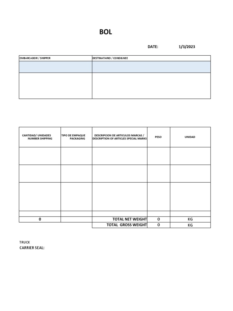 Bol Layout | PDF