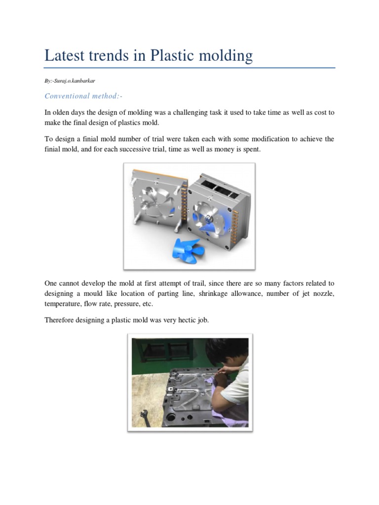 Trends in Plastic Molding Design | PDF | Mechanical Engineering