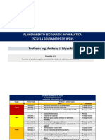 Planeamiento Escolar I Trimestre Informatica