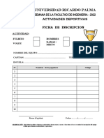 FICHA DE INSCRIPCION-2022 Semana de Ingenieria