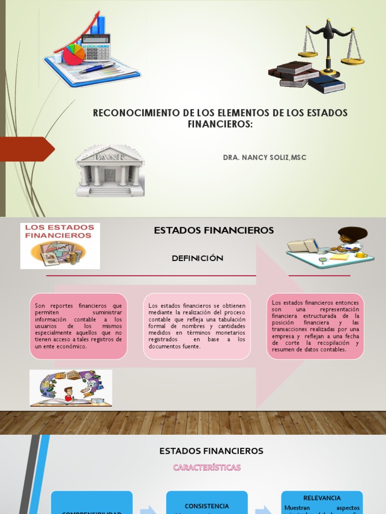 Elementos de Estados Financieros | PDF | Contabilidad | Estado financiero