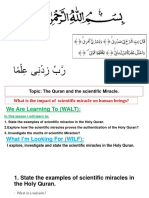 PPT Scientific Miracle in The Holy Quran