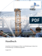 Handbuch - Vorschriften für die Erbringung von Dienst- oder Werkleistungen im Bereich der EU-Dienstleistungs- und Niederlassungsfreiheit