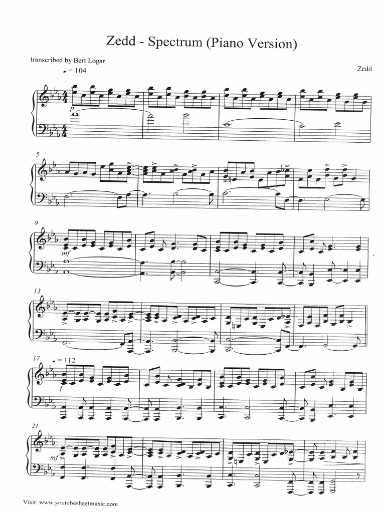 Spectrum (Zedd) | PDF