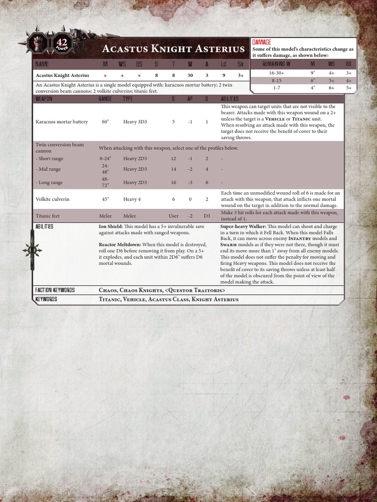 Warhammer The Horus Heresy - Mechanicum Acastus Knights Ast. günstig