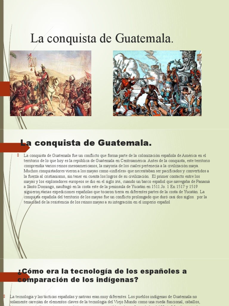 La Conquista De Guatemala Pdf Civilización Maya Mesoamérica
