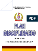 PLAN ANUAL DISCIPLINARIO 2018 SA