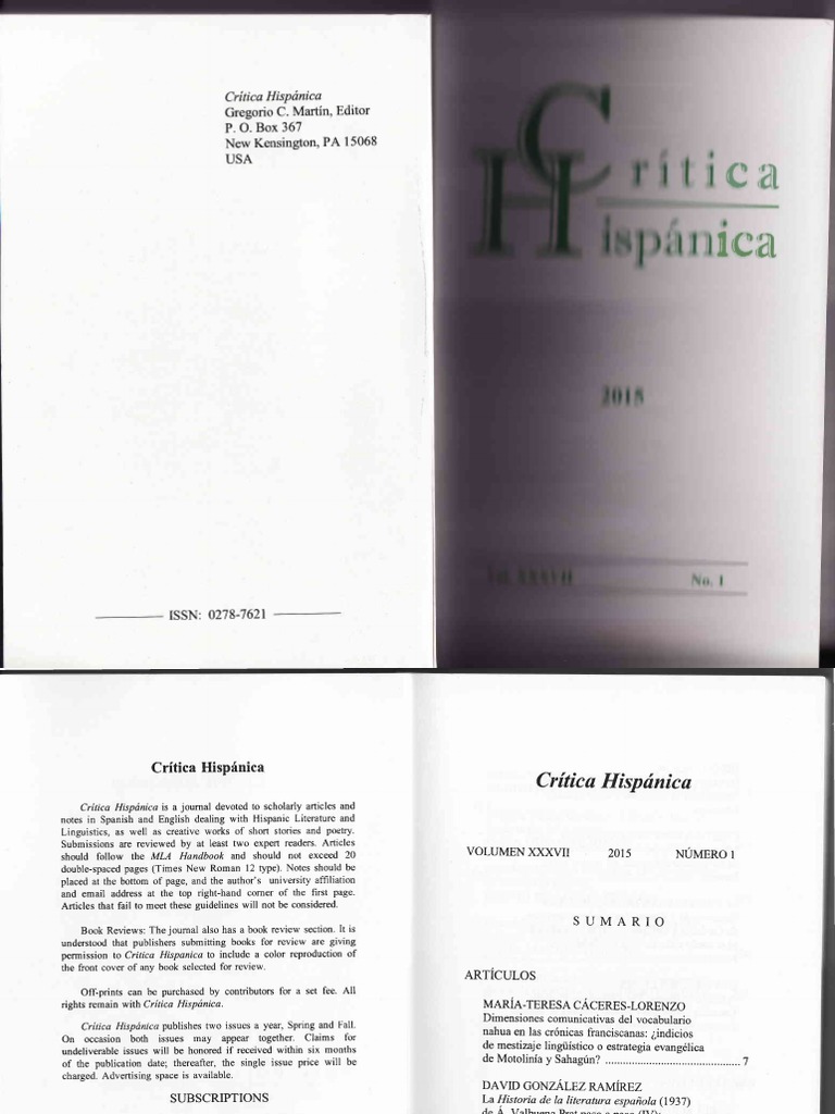 Reseña EscriturasSXII DEscandell PDF Public Sphere Publishing