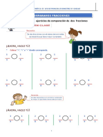 Comparación de Fracciones