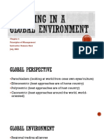 Chapter 4 Managing in A Global Environment