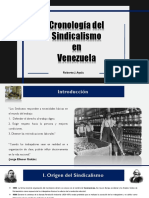 Cronologia del Sindicalismo en Venezuela