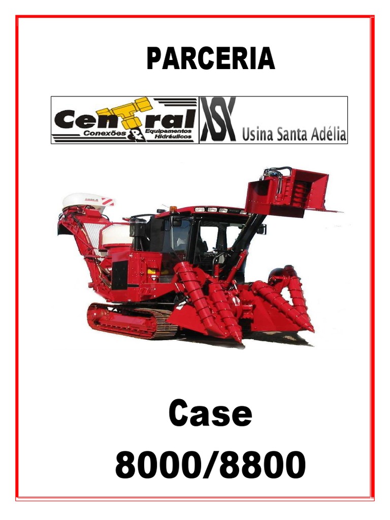 Catalogo de Mangueiras Hidraulica Case 8000 - 8800 | PDF