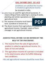 Agricultural Income (Sec. 2 (1A) )