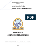 DCI ANNEXURE B CURRICULUM FRAMEWORK