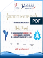 Yoga Certificate Design