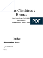 Zonas Climáticas e Biomas (Geografia 7ºano 2021 2022)