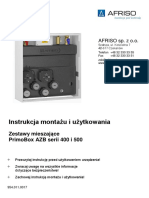 Instrukcja - Obslugi - Zestawy - Mieszajace - PrimoBox - AZB 400 - 500 - 9540110017 - 0 - AFRISO