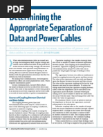 Data & Power Cable Separation 1204 | PDF | Cable | Electrical Wiring