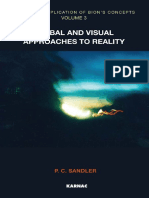 A Clinical Application of Bions Concepts, Volume 3 Verbal and Visual Approaches To Reality (P. C. Sandler, Paulo Sandler)