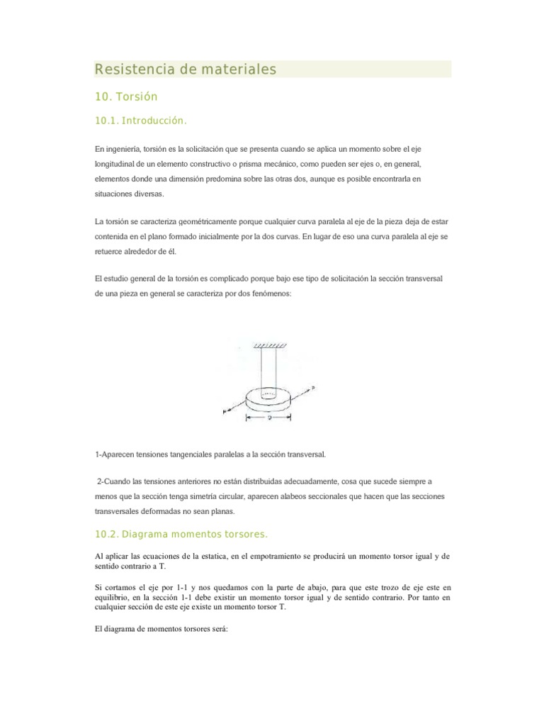 Resistencia de Materiales | PDF | Resistencia de materiales ...