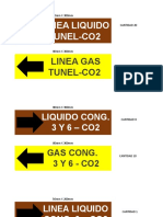 Túneles CO2 y líneas de gas y líquido