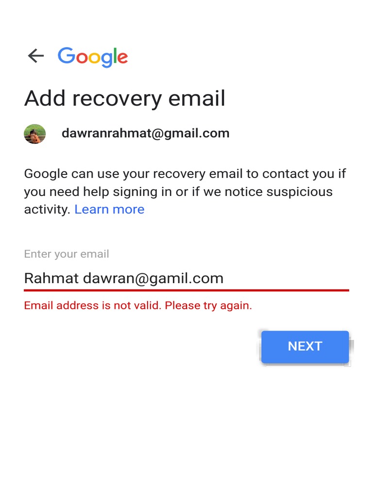 Account Recovery Options PDF