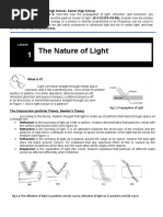 The Nature of Light: Lesson