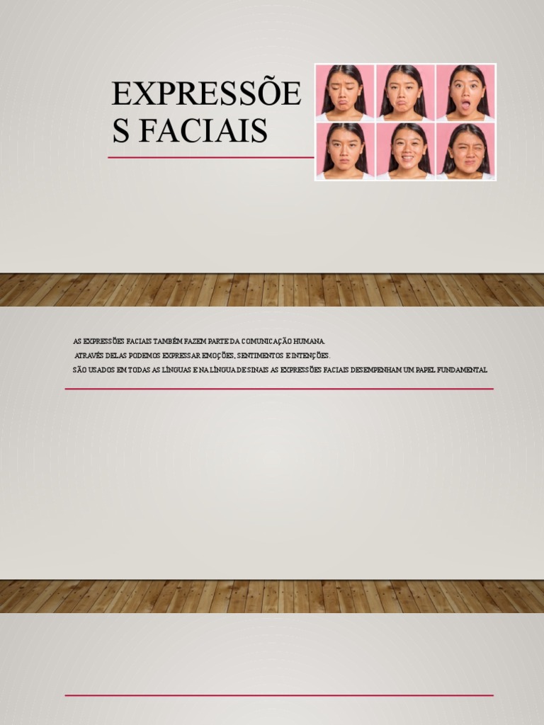 Expressões Faciais na Libras | PDF | Artes Linguísticas e Disciplina ...