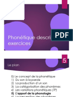 Chapitre 5 Lapport de La Phonologie 22