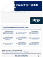Business and Consulting Toolkits - Sample