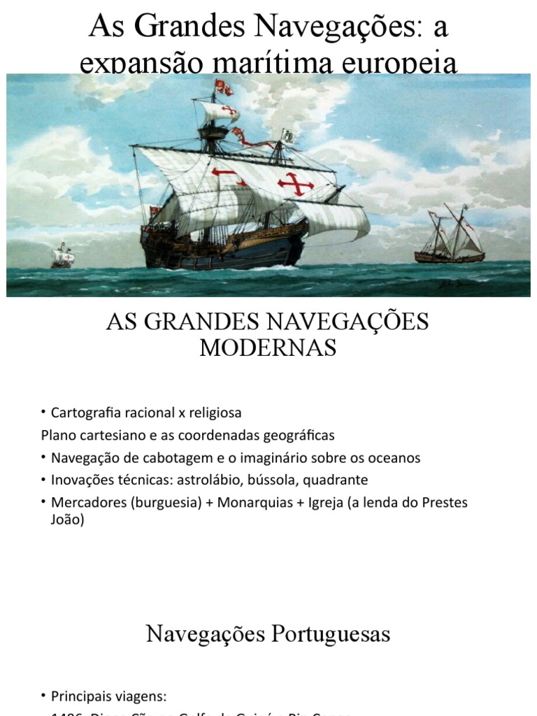 Expansão Marítima e Grandes Navegações | PDF