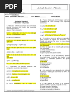 Avaliação Bimestral - 4º Bimestre (2) ..Docx Química